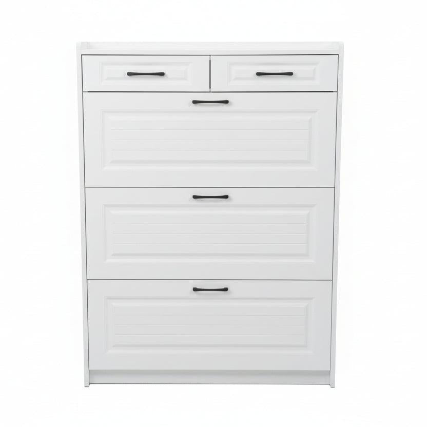 Bucket Flip Shoe Cabinet Space Saving Multi Layer Shoe Storage