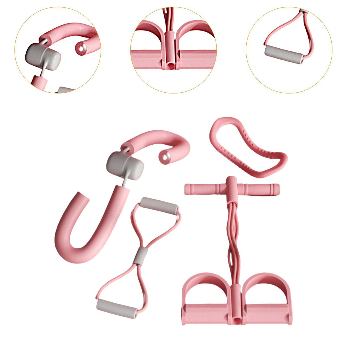 4 Piece Yoga and Fitness Workout Set for Home and Outdoor Exercise