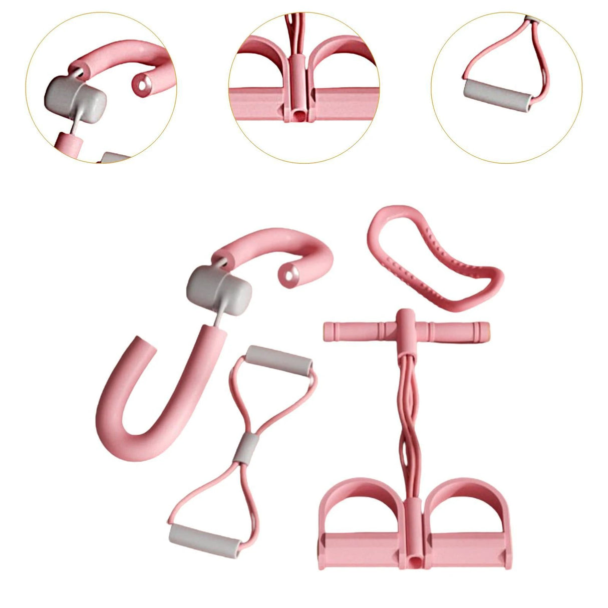 4 Piece Yoga and Fitness Workout Set for Home and Outdoor Exercise Fitness equipment Fitness & General Exercise Equipment