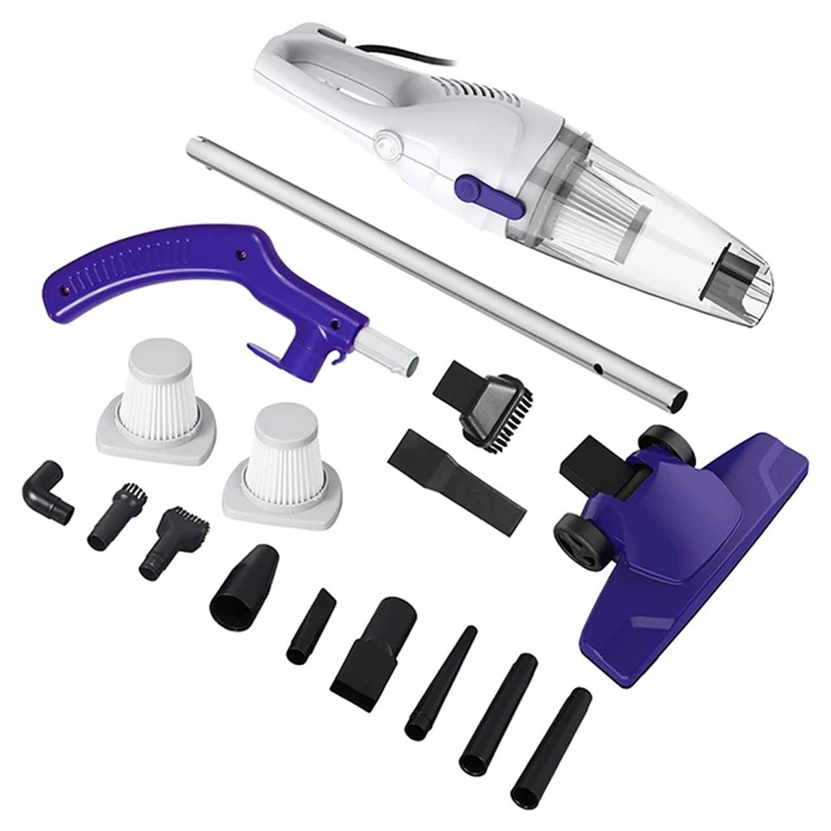 2-in-1 Electric Handheld Wet and Dry Carpet Vacuum Cleaner