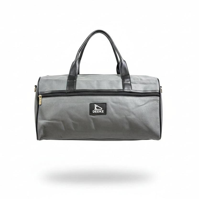 Trendy DEEKE Travel Duffel Bag – Durable Canvas with Faux Leather Straps for Gym & Travel Duffle bag
