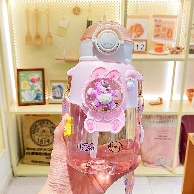 Kids Sippy Cup with Straw Pop Design 900ml Kids bottle Uncategorized