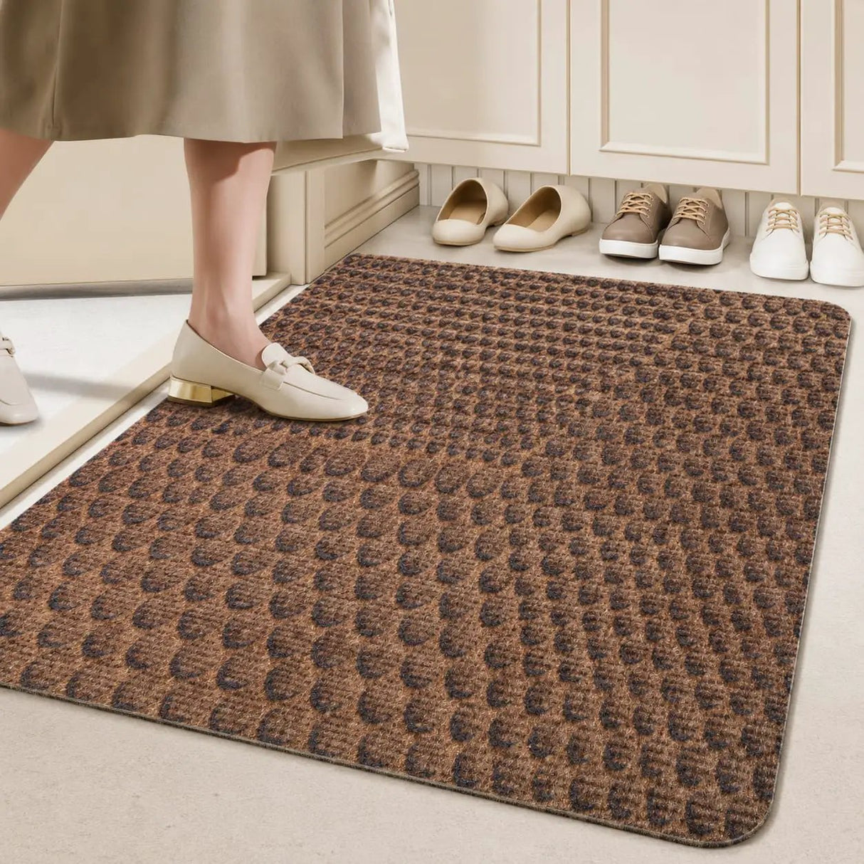 Elegant Swirl Design Entry Mat Door Mats Door Mats