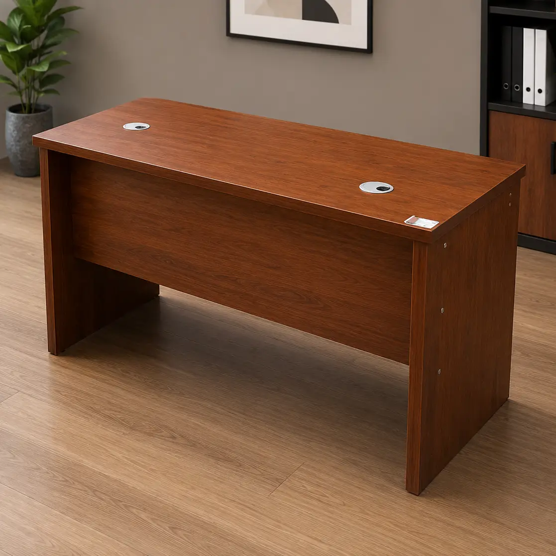 Executive Office Desk with Cable Management Ports Office desk