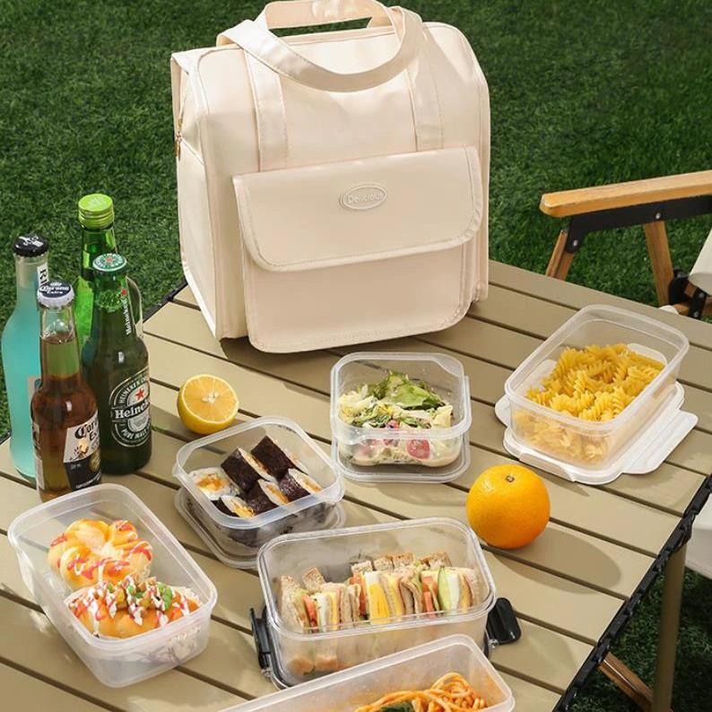 1Thickened Waterproof Insulated Lunch Bag Lunch bag Lunch Bags