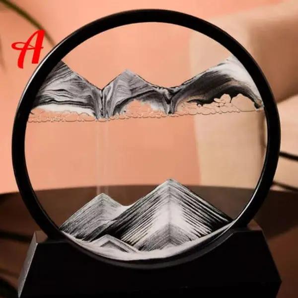Kinetic Sand Art Moving Sand Scape General Home - Decor Hourglasses