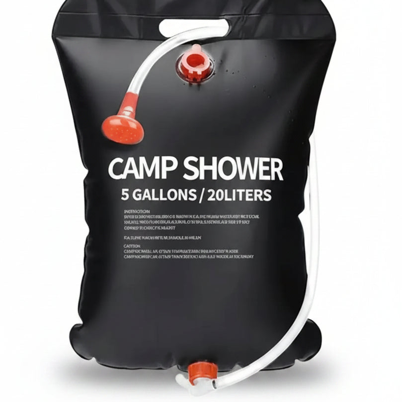 20L Portable Camp Shower – Black Portable Showers