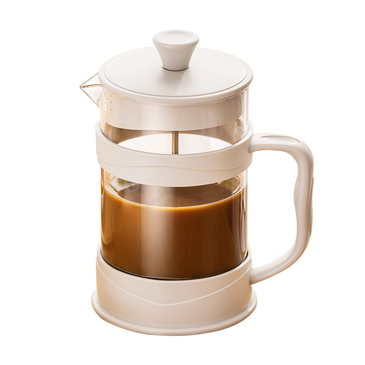 French Press Coffee Maker Thickened Glass with Stainless Steel Filter( 1000ml)