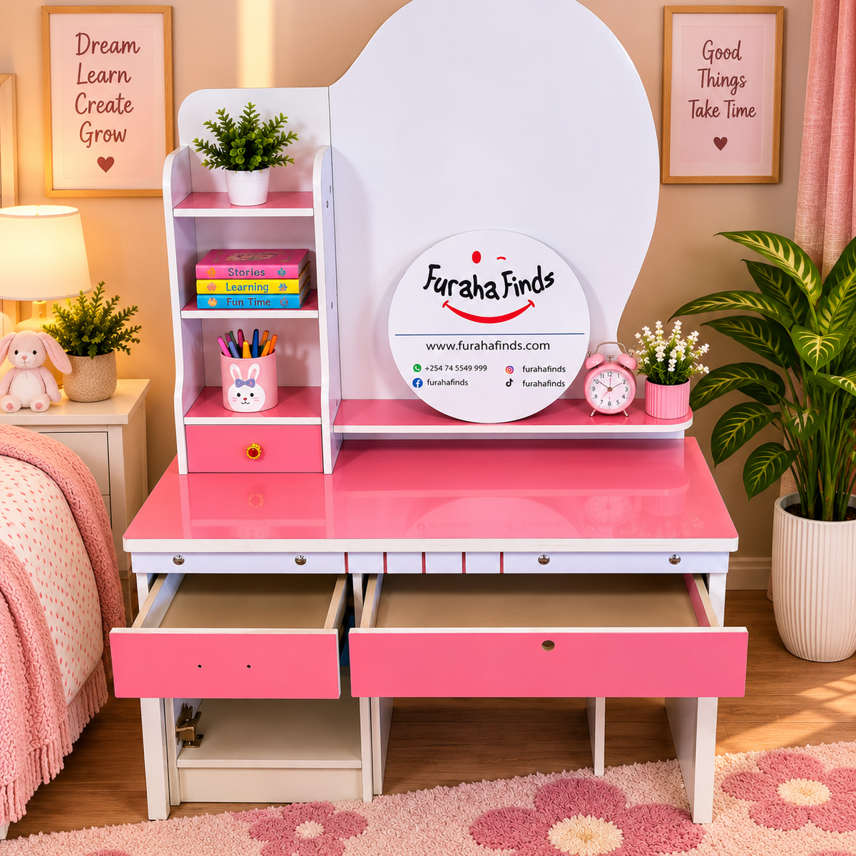 Girls Pink Dressing Table Dressing table Dressing Tables