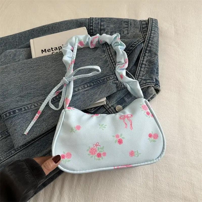 Floral Print Design Shoulder Bag Shoulder bag Shoulder Bags