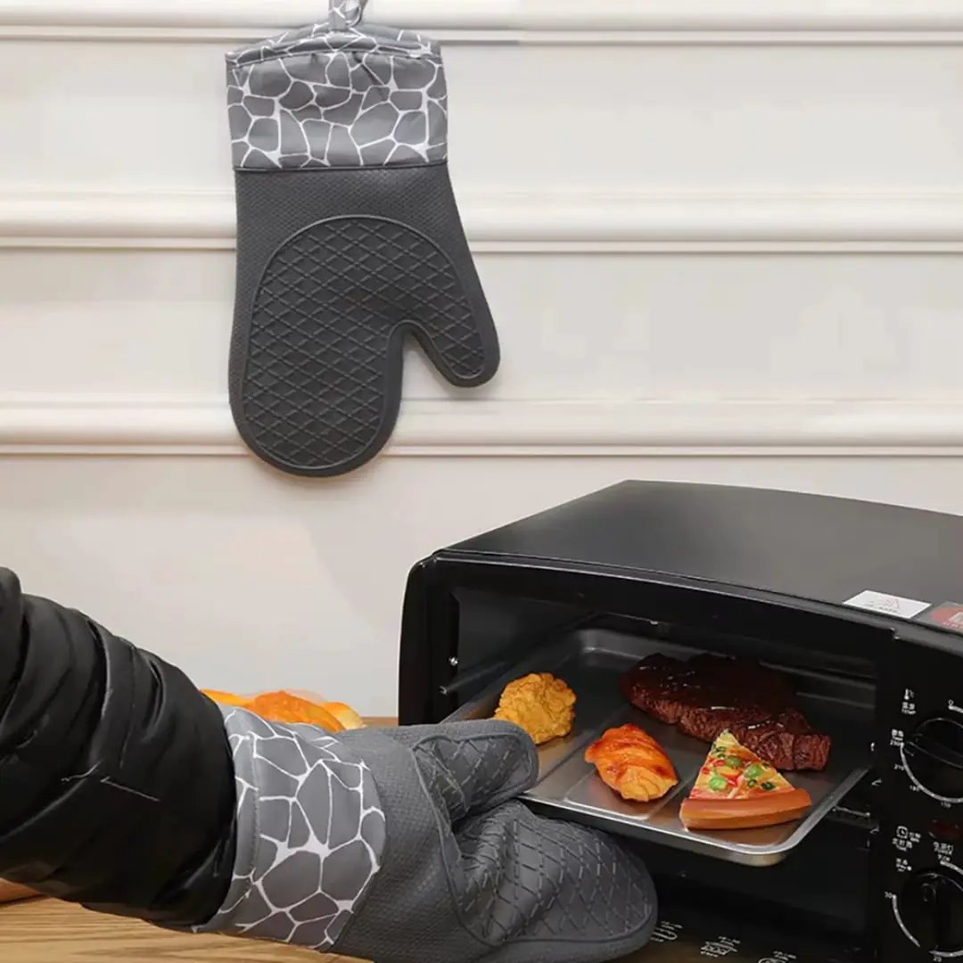 Silicone Oven Gloves with Cotton Lining Oven gloves Oven Gloves