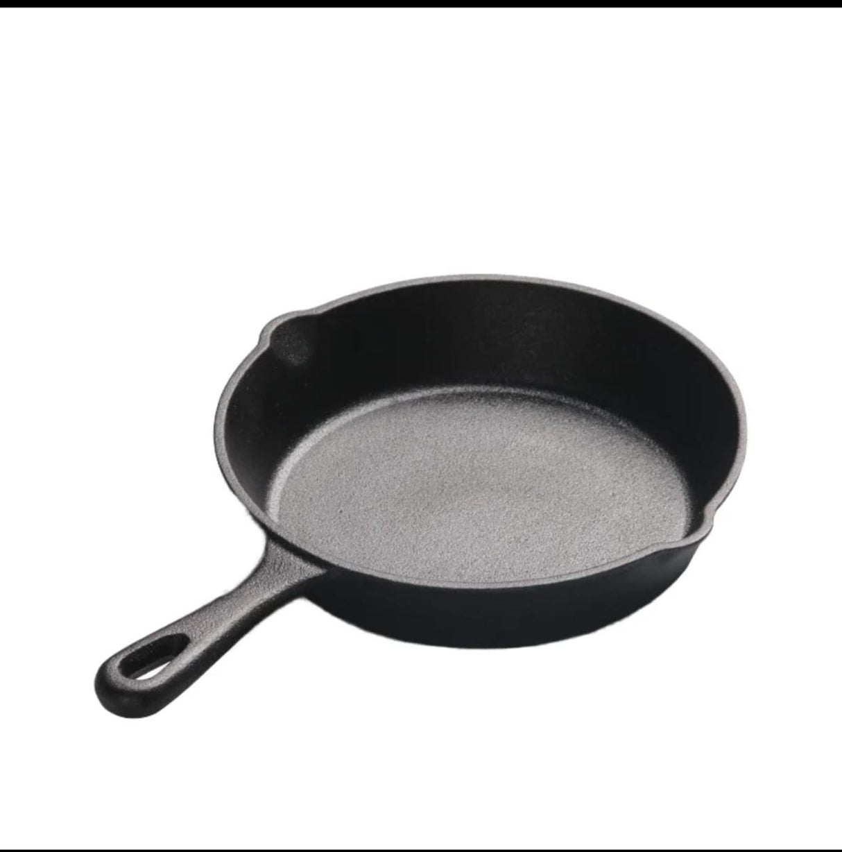 10.5" Cast Iron Frying Pan – Nonstick Skillet for Home and Professional Cooking