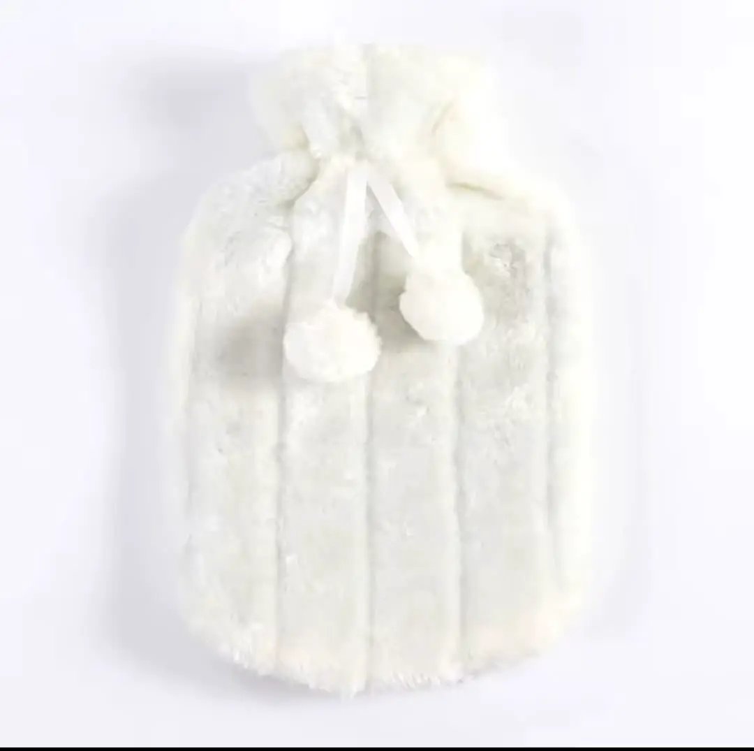 Hot Water Bottle With Lid Plush Bag 2L Personal Care Appliances Health & Beauty