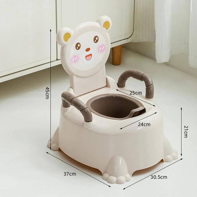 Bear Shaped Portable Baby Training Potty with Backrest Training potty