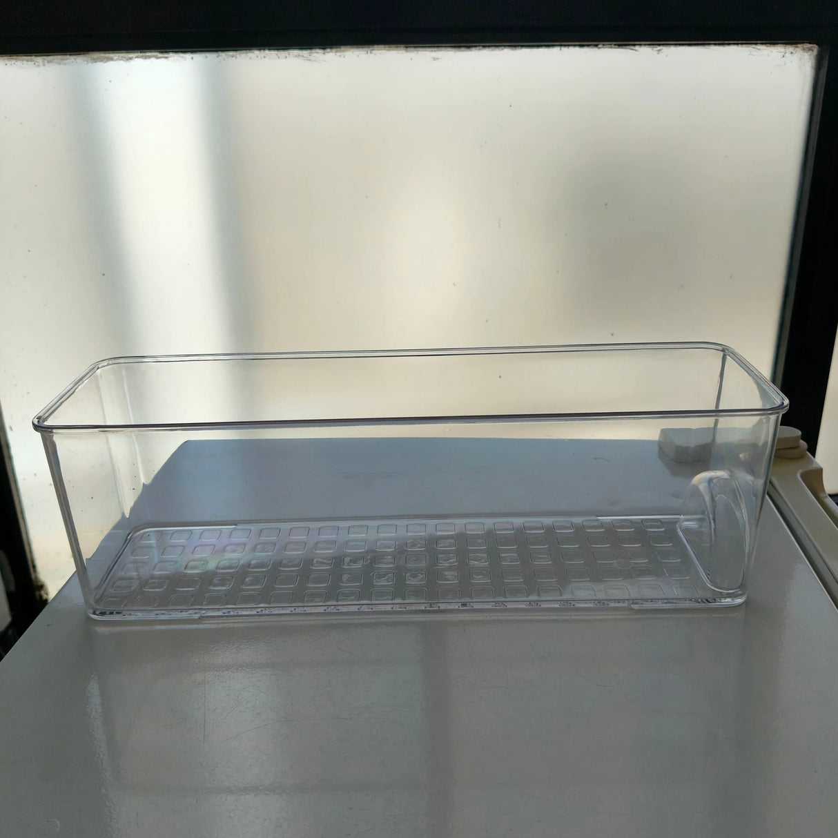 Clear Fridge & Pantry Organizer Bin - 36x10.5x10.5cm Kitchenware Food Storage Containers