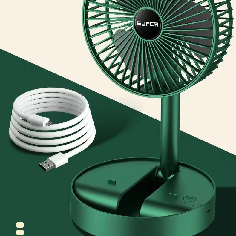 Telescopic Mini Foldable Fan 9W Expandable Height Home Appliances Desk & Pedestal Fans