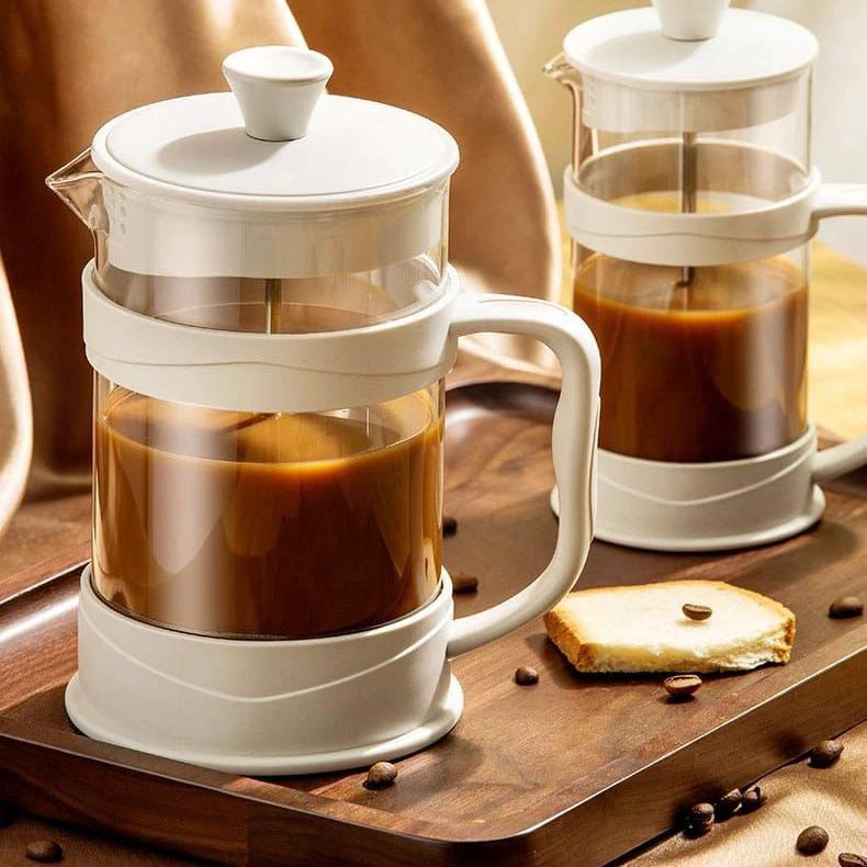 French Press Coffee Maker Thickened Glass with Stainless Steel Filter( 1000ml) Coffee Makers & Espresso Machines