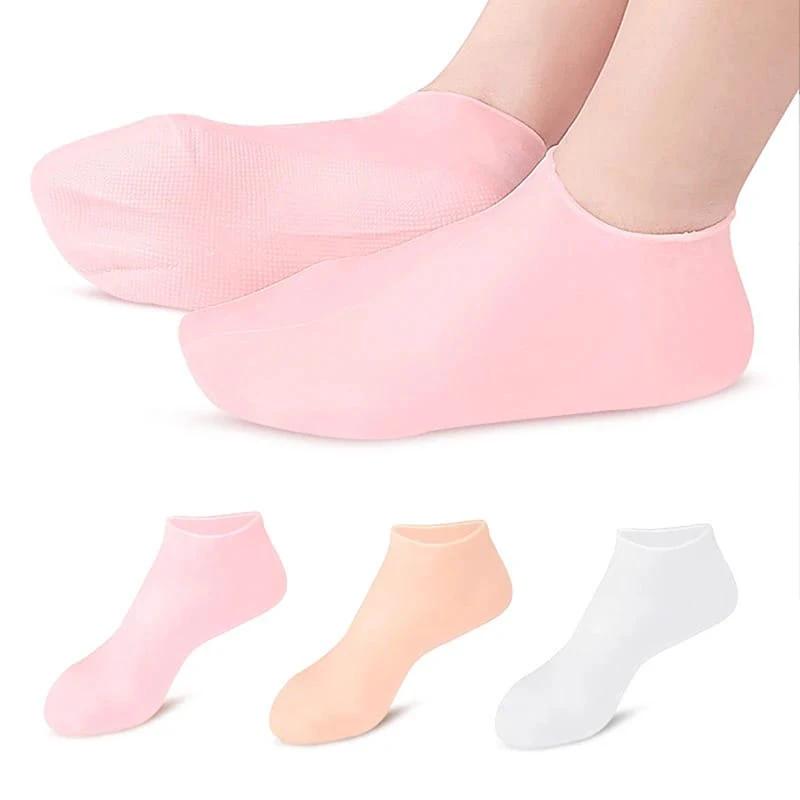 Silicone Moisturizing Spa Gel Heel Socks for Cracked Heels Silicone socks Corn & Callus Care Supplies