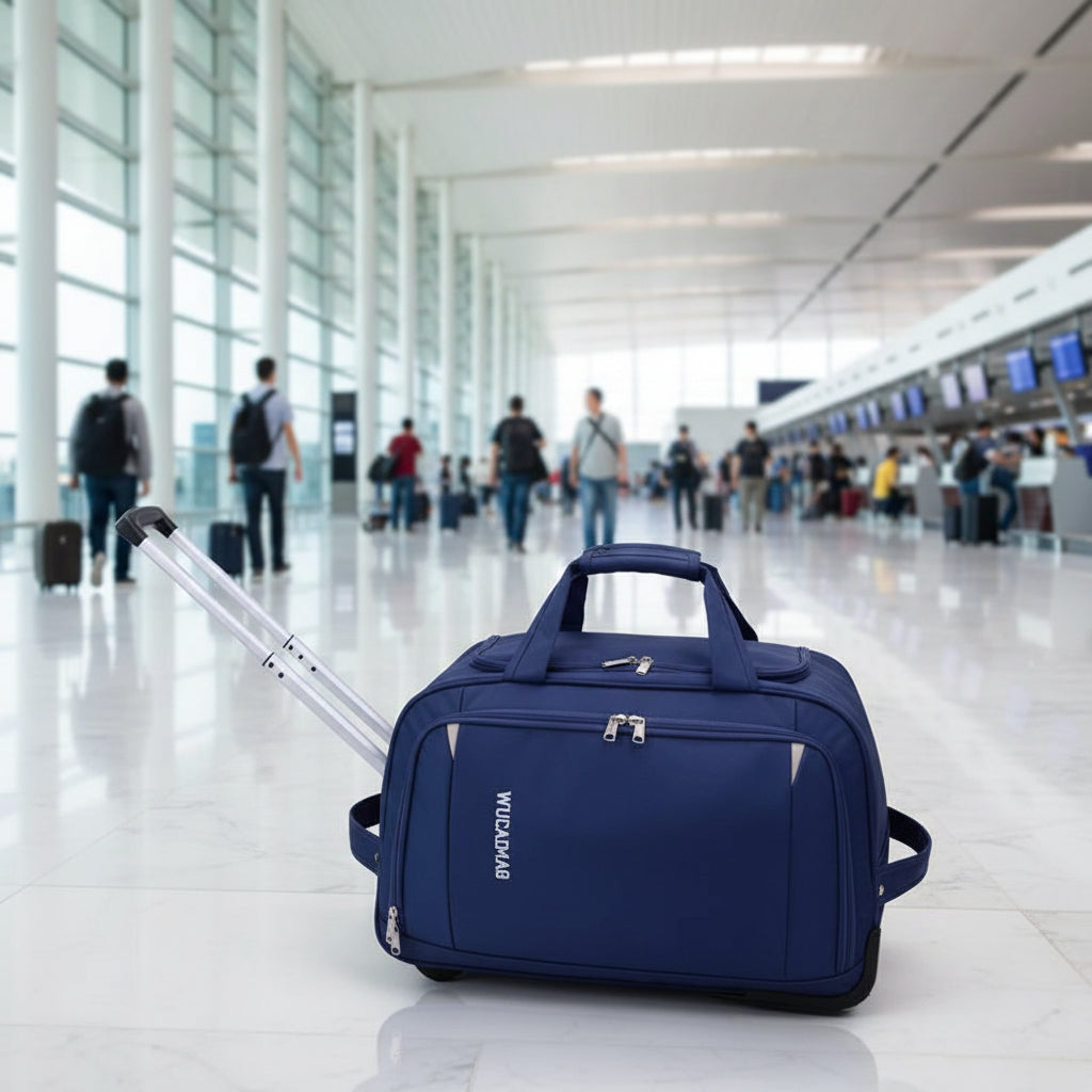 Rolling Trolley Travel Bag with Wheels Rolling travel bag Carry-On Suitcases