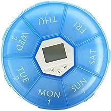 Medicine Storage Case/Pill Dispenser with Alarm Clock Health and wellness Pillboxes