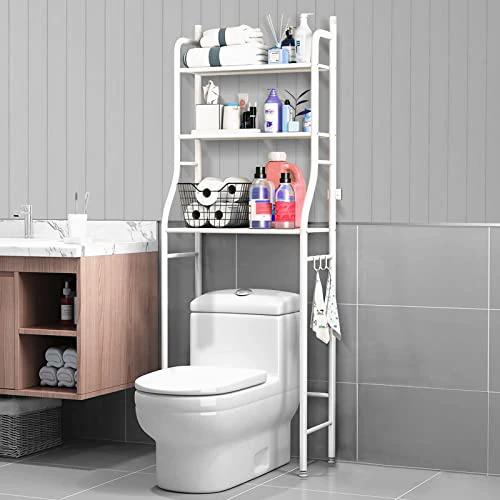 3-Tier Over Toilet Storage Rack Stylish Bathroom Organizer Shelf Bathroom Accessories