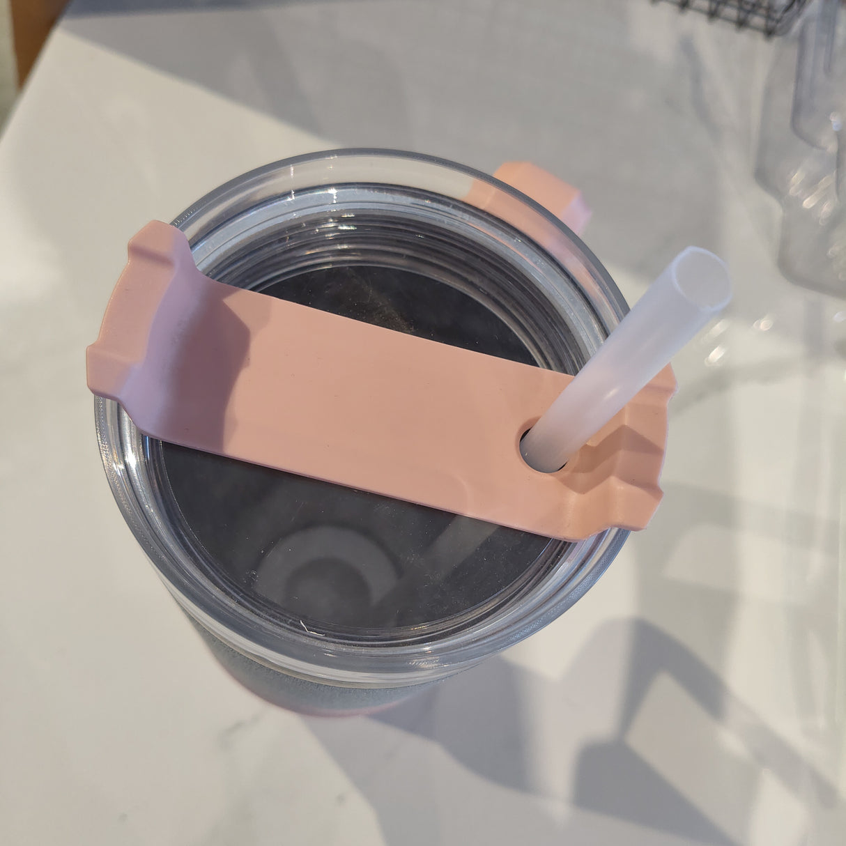 Portable Eco-Friendly Stanley Mug with Glitters - 1200ml Outdoor Thermo Cup