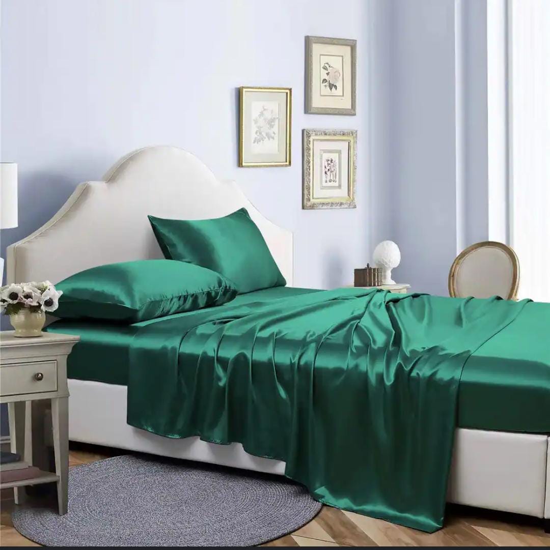 Luxury Silky Soft Mulberry Fitted Bedsheets Set with Pillowcases