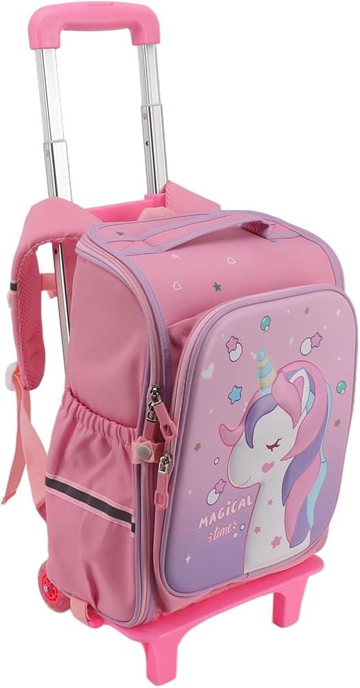 Rolling Trolley School Bag - Wheeled Backpack