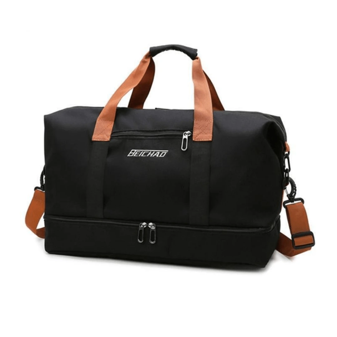 Large Capacity Waterproof Travel Bag – Unisex Oxford Duffle with Shoe Compartment