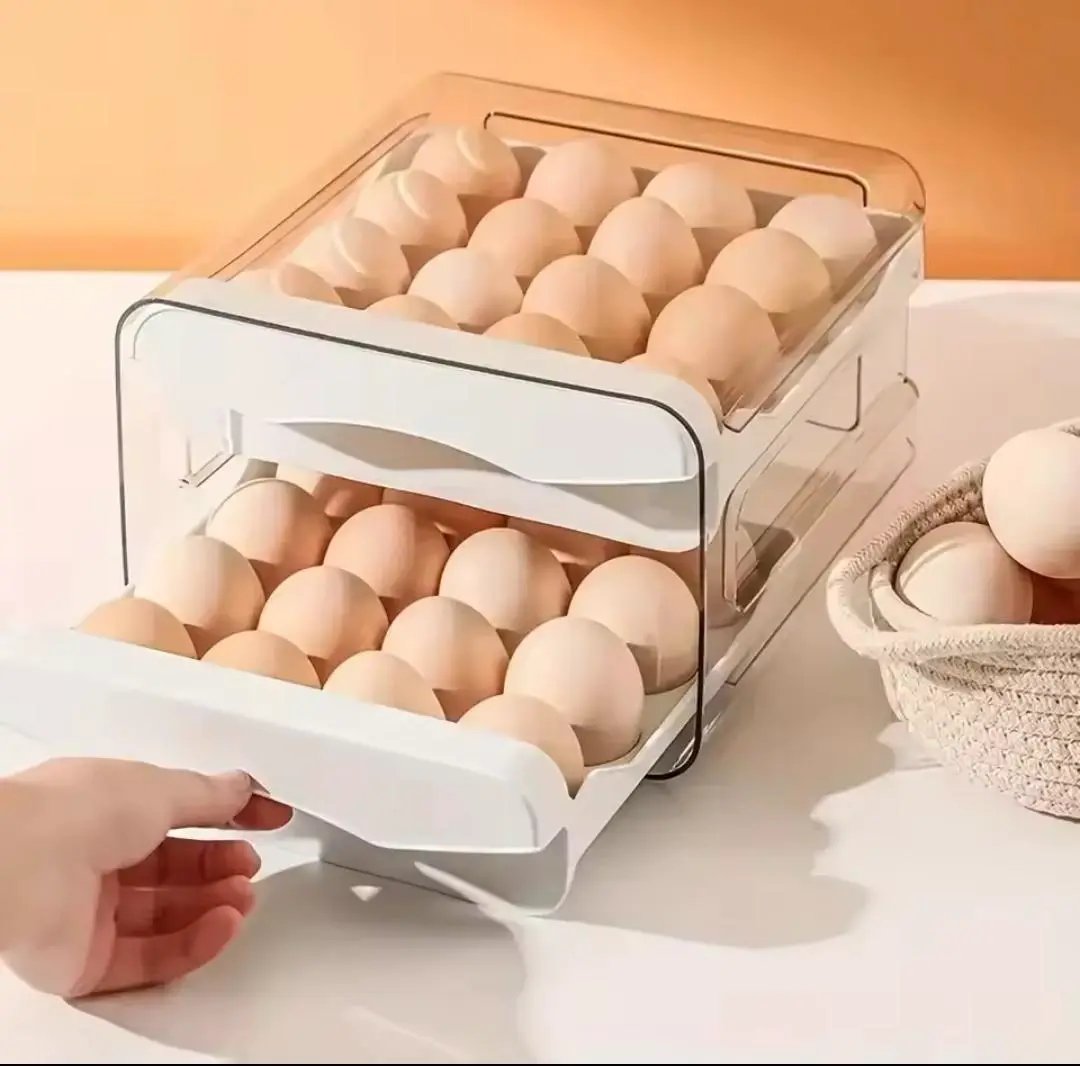 Double Layer Egg Storage Container Egg storage Storage & Organization