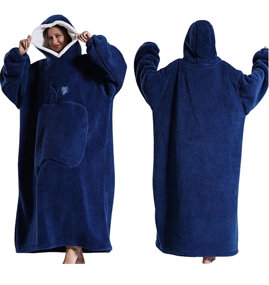 Hooded Wearable Winter Blanket Wearable blanket Throw Blankets