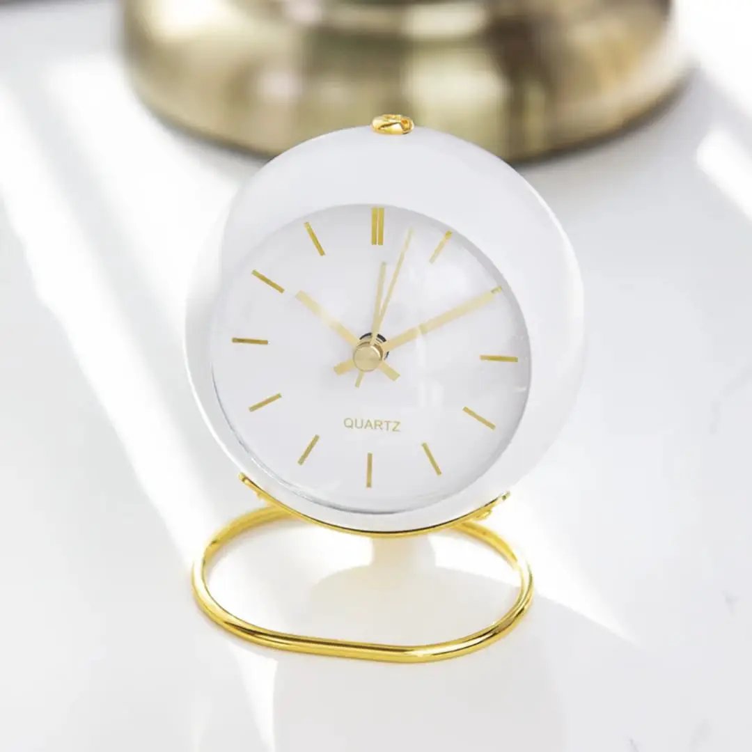 Retro Nonticking Alarm Clock Home & Garden Alarm Clocks