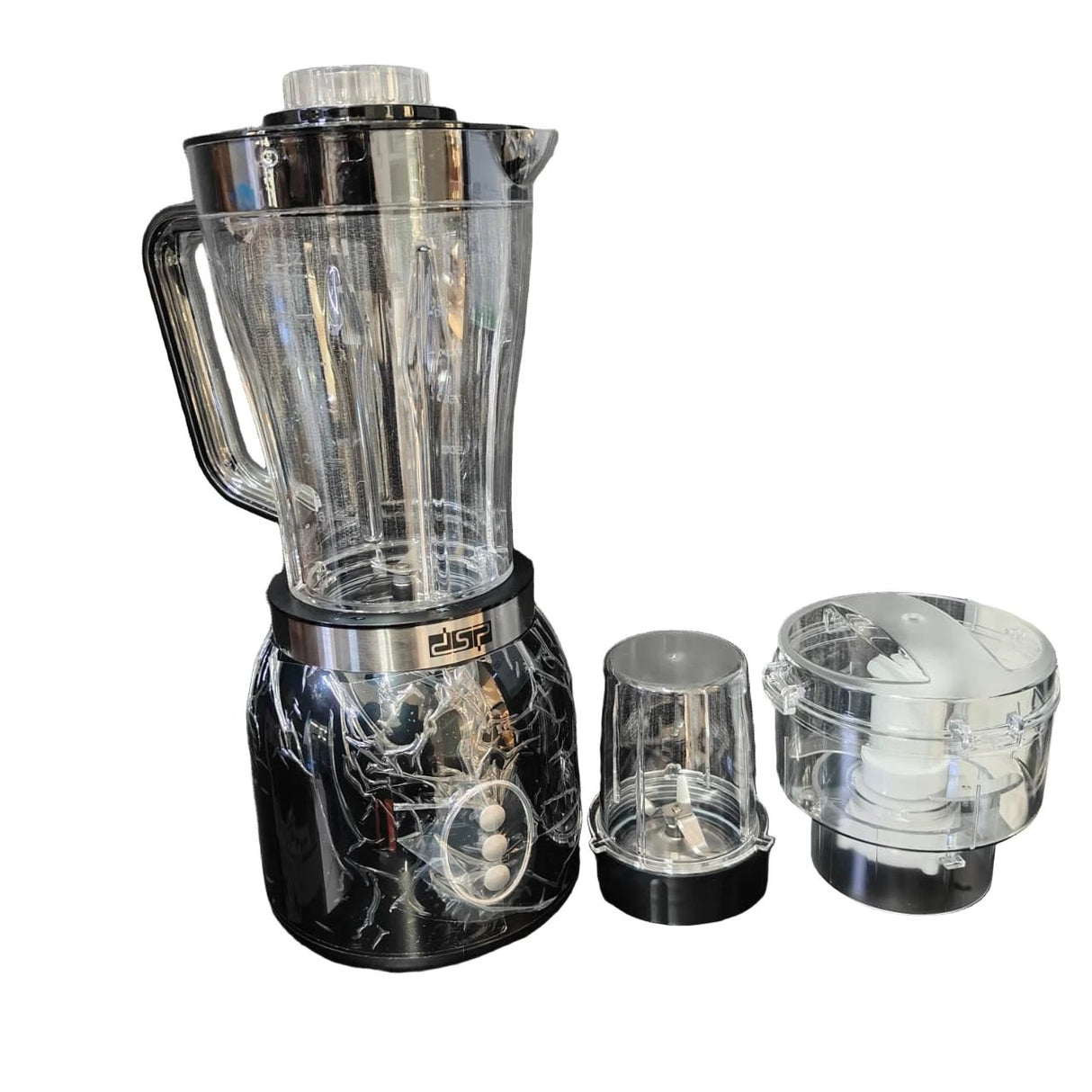 3in1 Blender with Meat Grinder and Spice Grinder – 1800ml Non-Breaking Jug Food Blenders