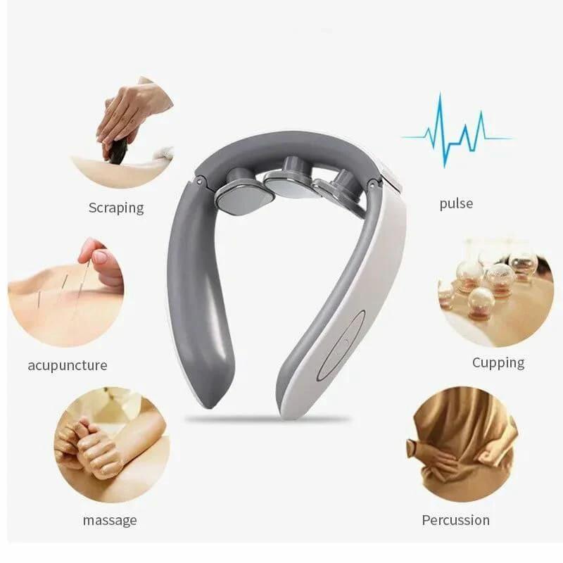 Electric Neck Massager with Heat Pulse Technology and Multiple Massage Modes Massagers