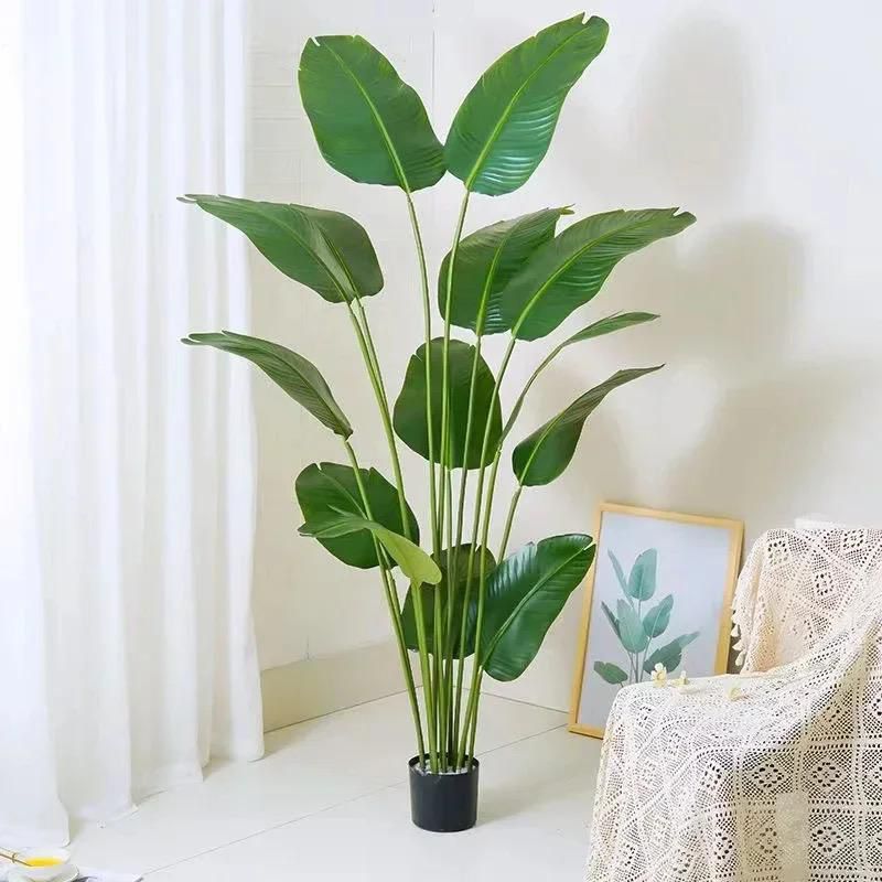 Nordic High-Quality Potted Artificial Green Tree