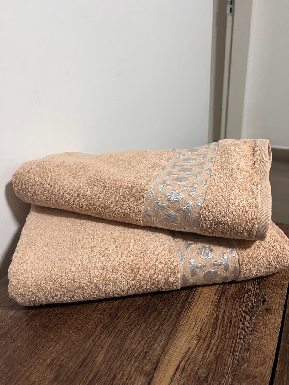 1pc Lotus Cotton Bath Towel 90x150cm Soft and Absorbent