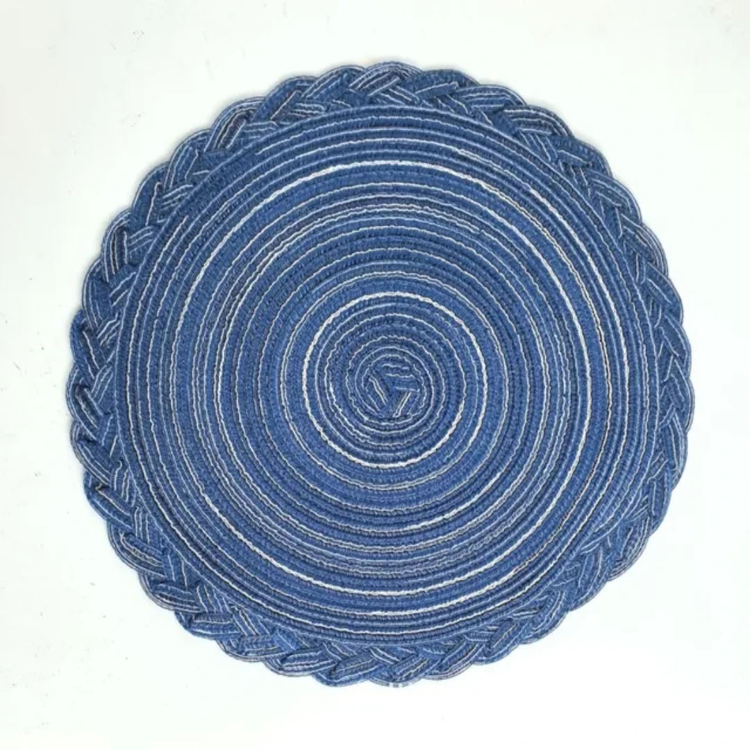 6pcs High-Quality Nordic Woven Table Mats Heat Resistant Place mats Placemats