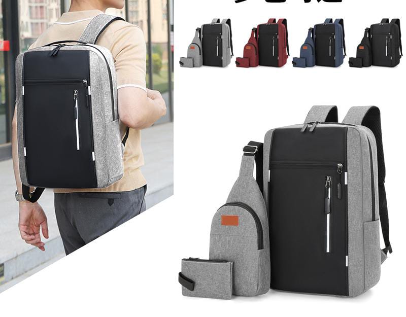 Big Capacity Casual 3 in 1 Laptop/School Backpack