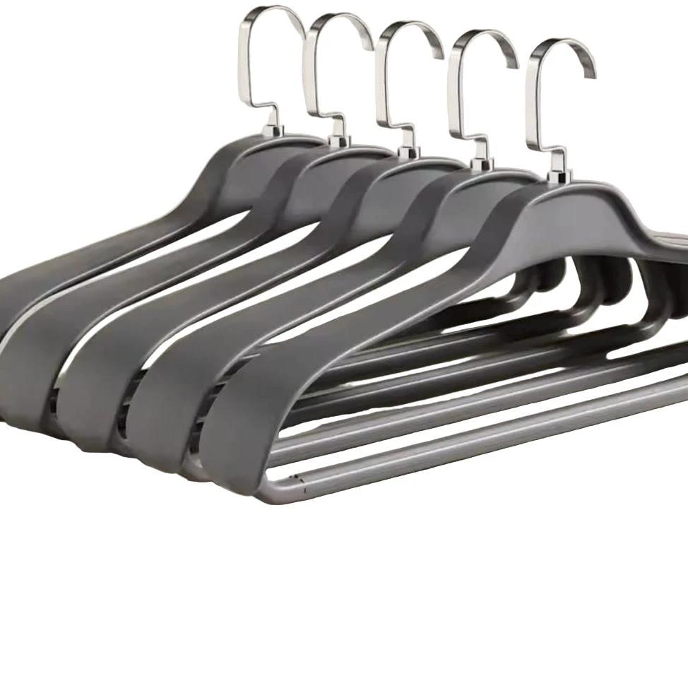 10pcs Thickened Wide Clothes Hangers – Space-Saving Non-Slip Design