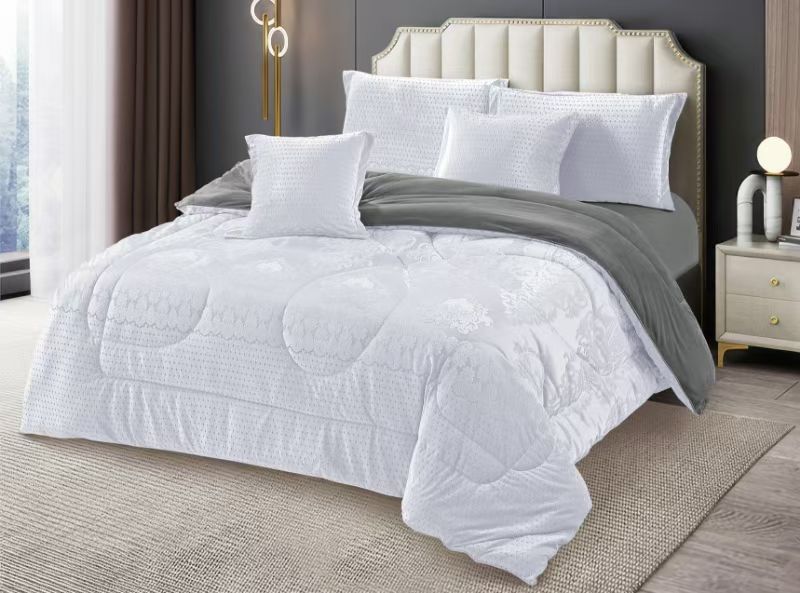Luxury Silk Velvet Fleece Duvet Set 6x6 with Bedsheet and Pillowcases