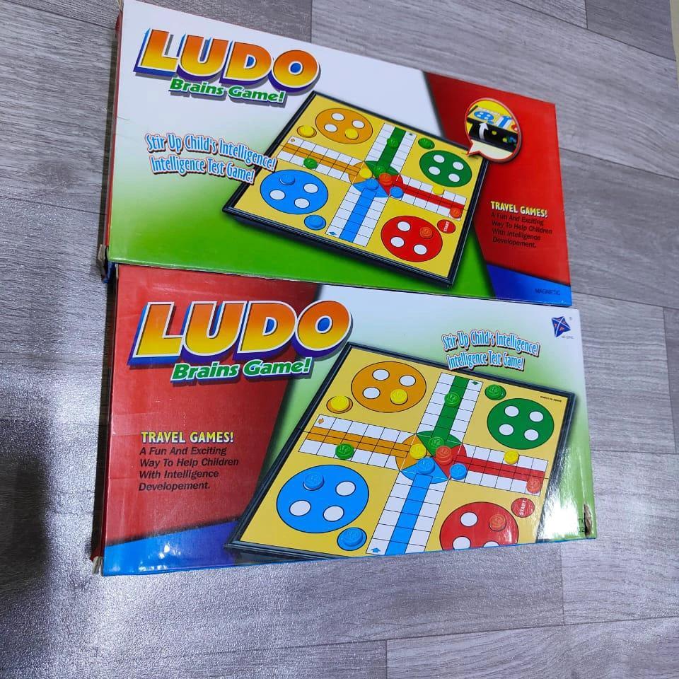 Medium Ludo Board Game – Classic Magnetic Folding Family Game