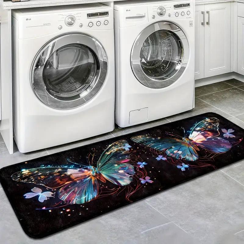 Anti-Slip Laundry Room Mat Home Décor Bath Mats & Rugs