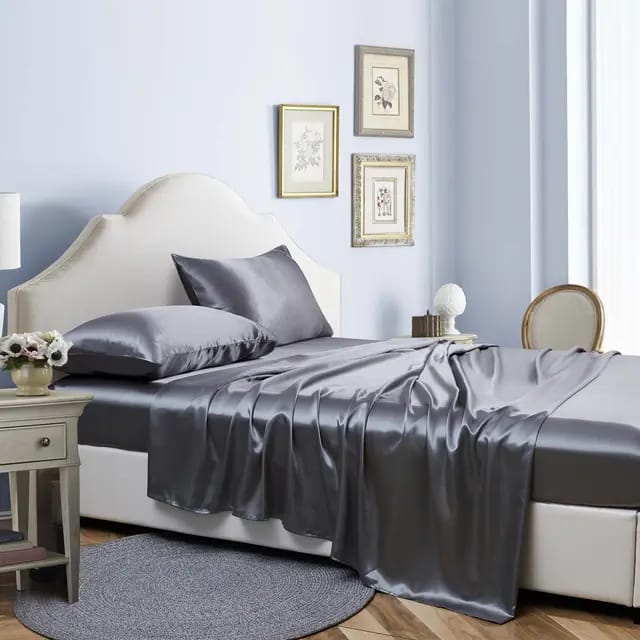 Luxury Silky Soft Mulberry Fitted Bedsheets Set with Pillowcases