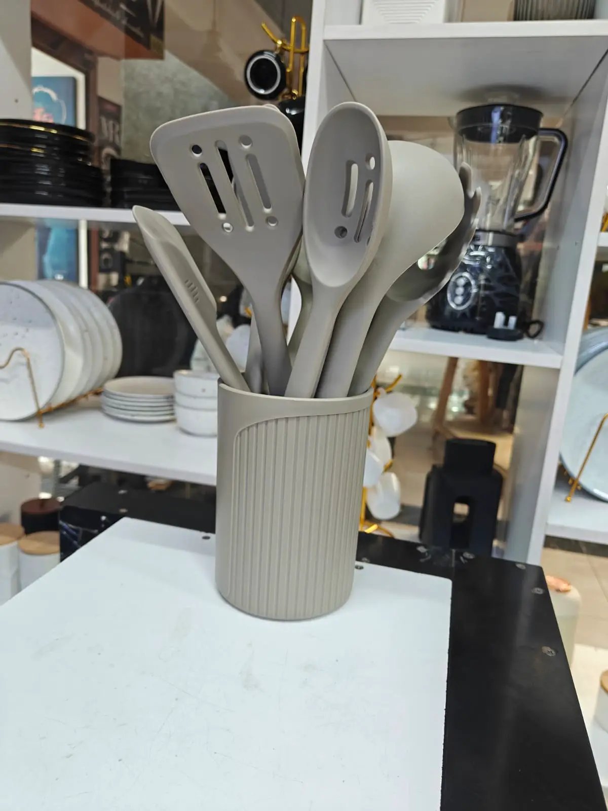 Silicone Spoon Set Home Cooks Heat Resistant Nonstick Safe Kitchenware Kitchen Utensil Sets