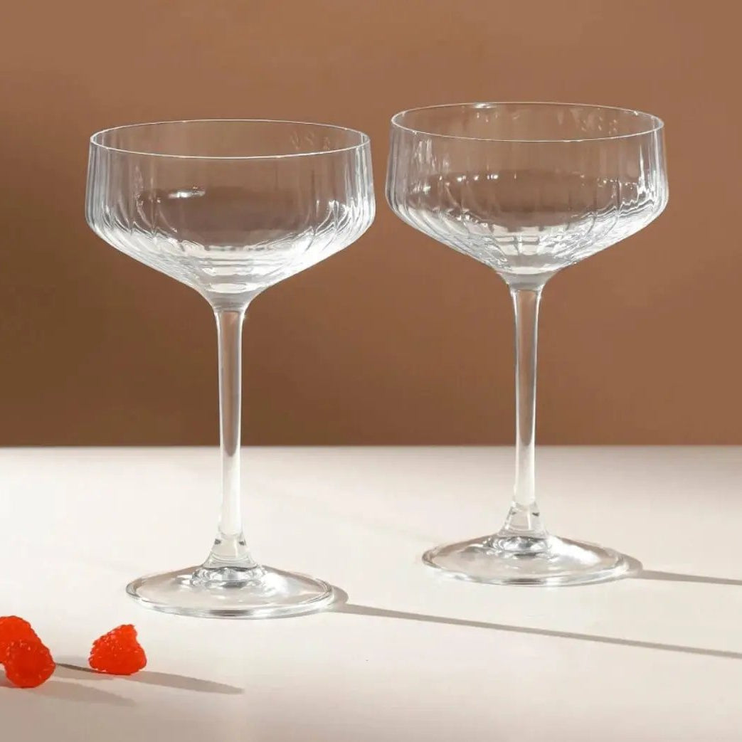 6-Piece Coupe Glass Set Drinkware Coupe Glasses