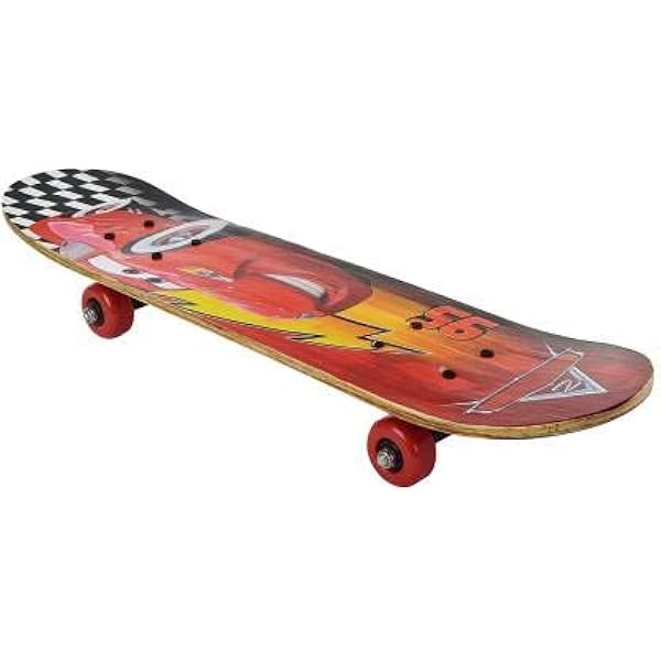 Skateboard with Rubber Wheels - Durable Outdoor Skating
