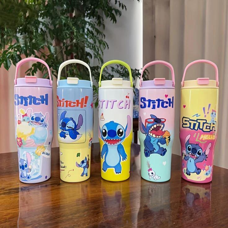 Customized Cartoon Character Insulated Stainless Steel Tumbler – 6–12 Hour Thermal Cup with Handle, Lid, and Straw drinkware Tumblers