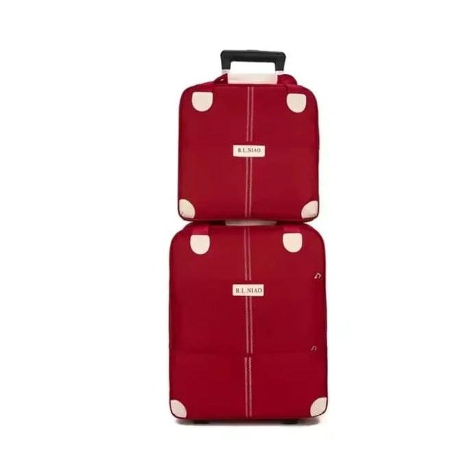 2 in 1 High Quality Big Sizes Trolley Travel Bags - Waterproof Luggage Set Travel Accessories Suitcase Travel Sets