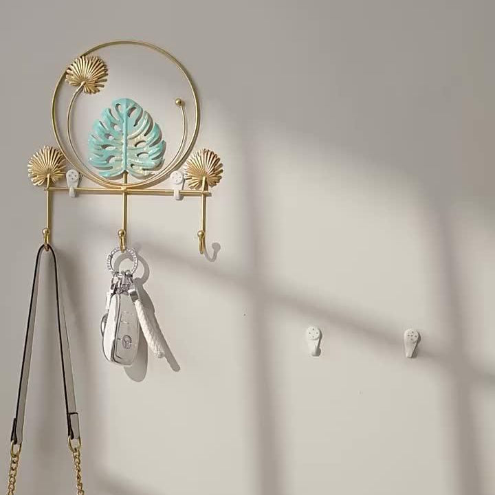 Luxury Iron Art Wall Hanging Hook/Key Holder Stand