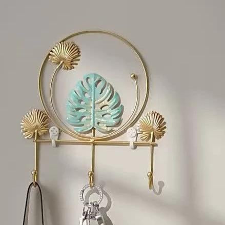 Luxury Iron Art Wall Hanging Hook/Key Holder Stand Home Décor Utility Hooks